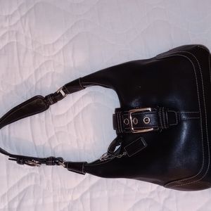 Authentic leather coach handbag